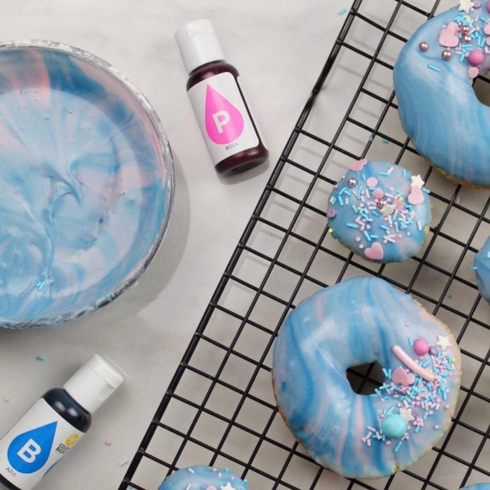 نمایش آسان دونات برای راهنمایی با 4 کیک