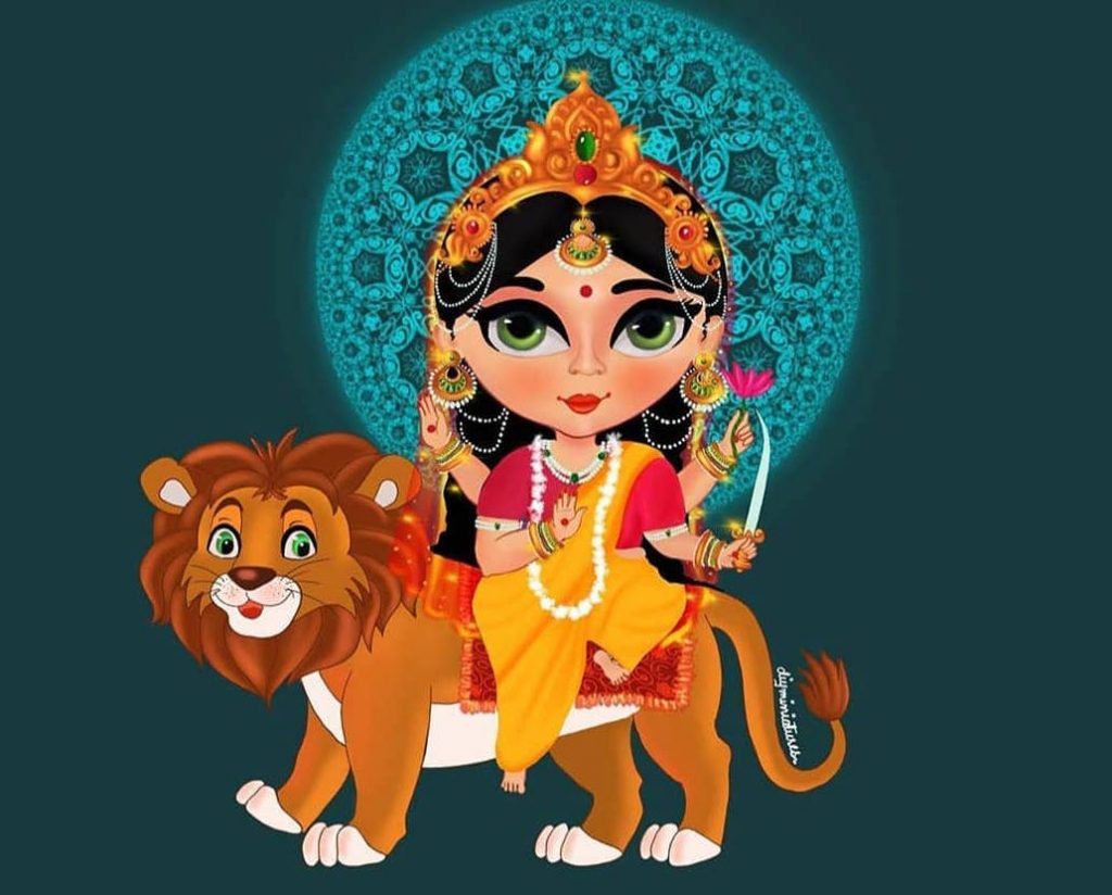 درس های زندگی از 9 شکل الهه دورگا 6 6. Day6 Goddess Katyayani