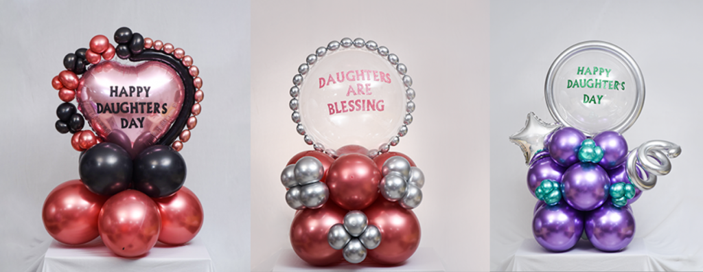 بهترین هدایا برای روز دختر برای لبخند زدن او 1 Balloon Bouquet