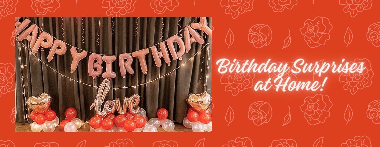 سورپرایز تولد در خانه