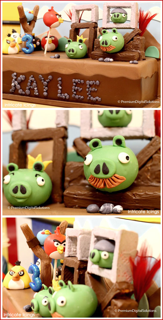 کیک تولد پرندگان خشمگین