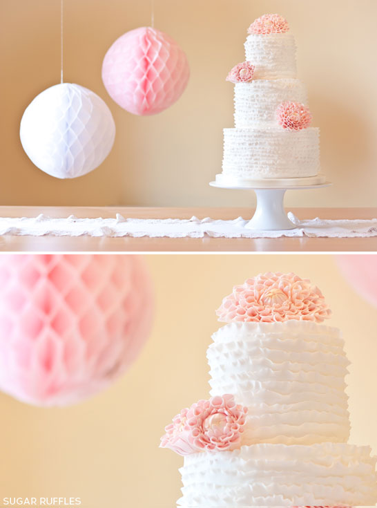 Ruffles & Dahlia's by Sugar Raffles |  TheCakeBlog.com