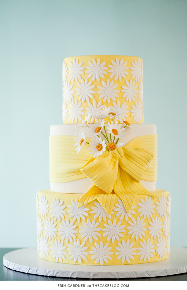 10 کیک عروسی زرد |  از جمله این طرح ارین گاردنر |  در TheCakeBlog.com