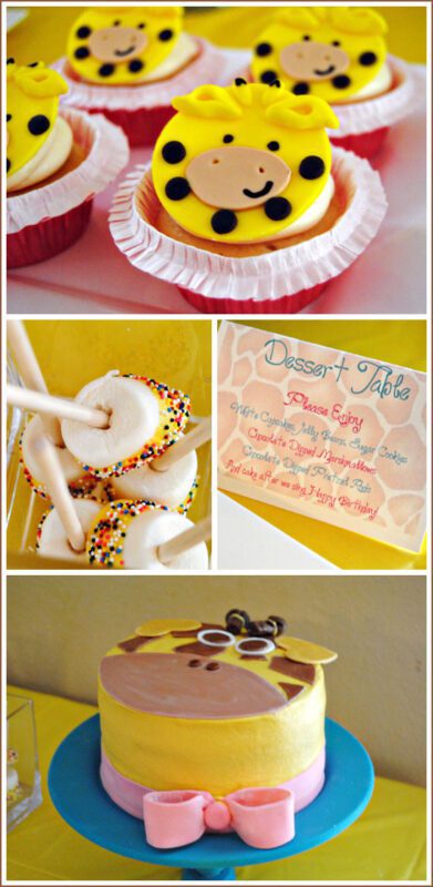 میز دسر زرافه