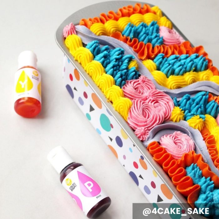 چگونه یک سینی ساده را با فراستینگ پررنگ تراز کنیم 1 ساده - سینی پخت - تزئین