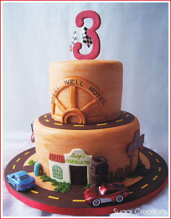 کیک Disney Cars توسط Sugar Creations