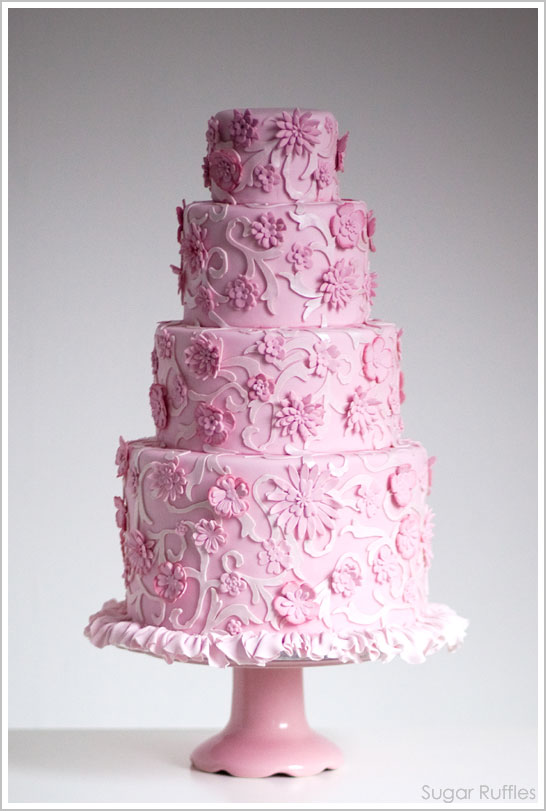 chanel wedding cake