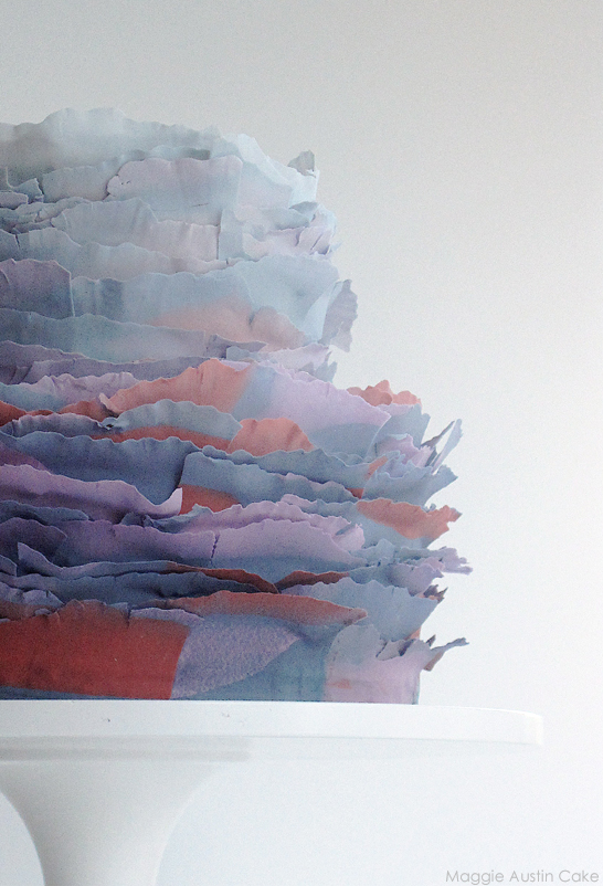 Magie Austin Fondant Frills |  TheCakeBlog.com