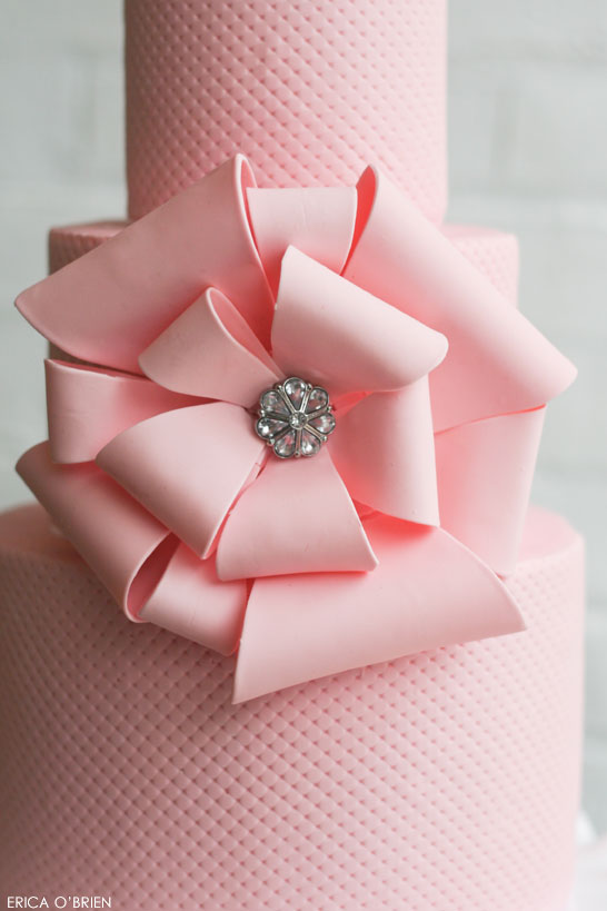 کیک آگاهی صورتی |  توسط اریکا اوبراین |  TheCakeBlog,com