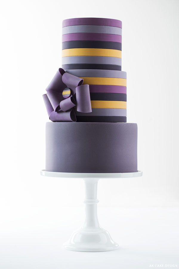 راه راه پاییز 2014 پنتون |  توسط AK Cake Design برای TheCakeBlog.com