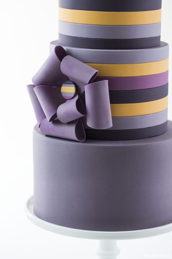 راه راه پاییز 2014 پنتون |  توسط AK Cake Design برای TheCakeBlog.com