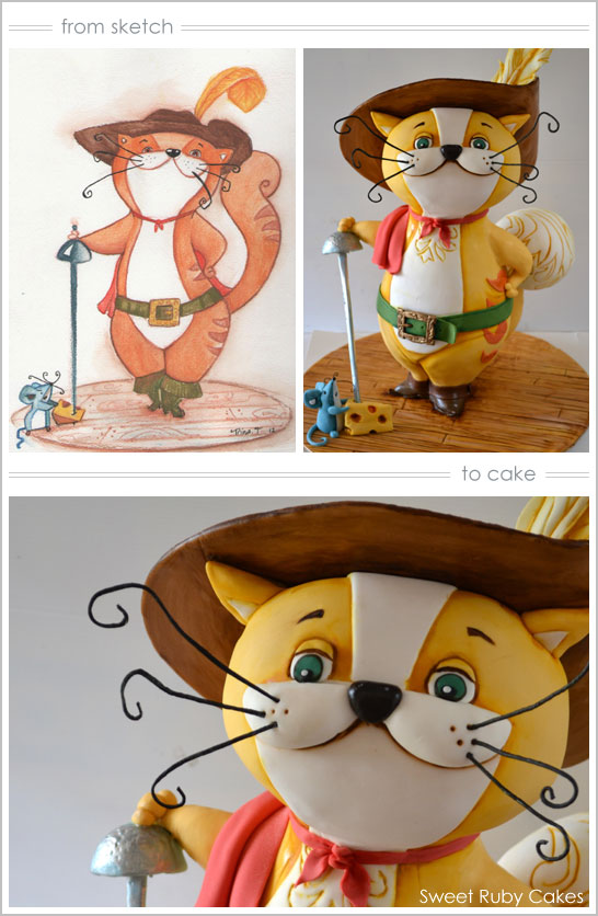 کیک Puss n Boots