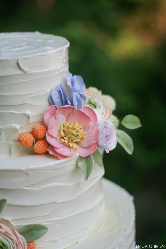 کیک عروسی روستیک |  توسط اریکا اوبراین |  TheCakeBlog.com