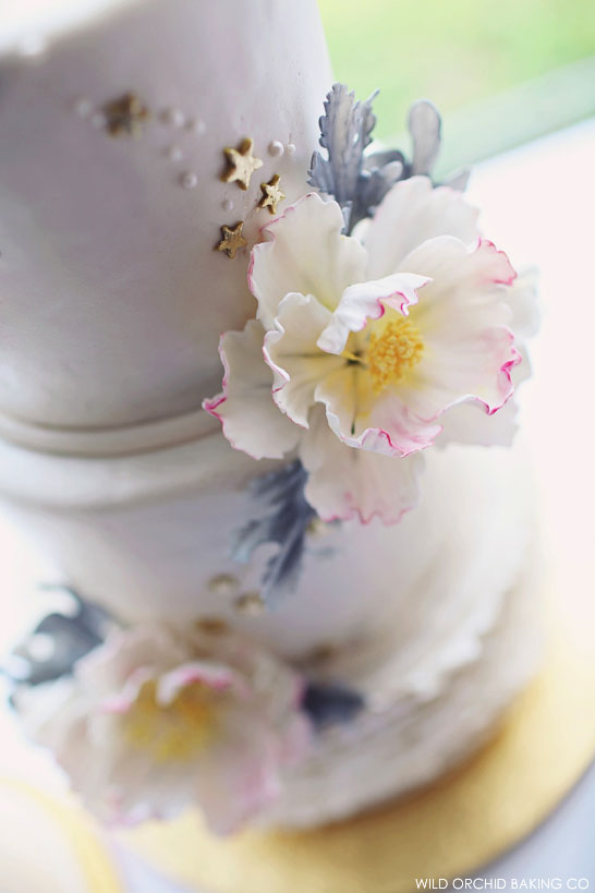 کیک روستیک رافل و ستاره |  توسط شرکت پخت ارکیده وحشی |  TheCakeBlog.com