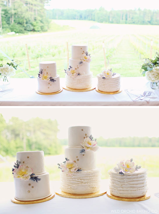 کیک روستیک رافل و ستاره |  توسط شرکت پخت ارکیده وحشی |  TheCakeBlog.com