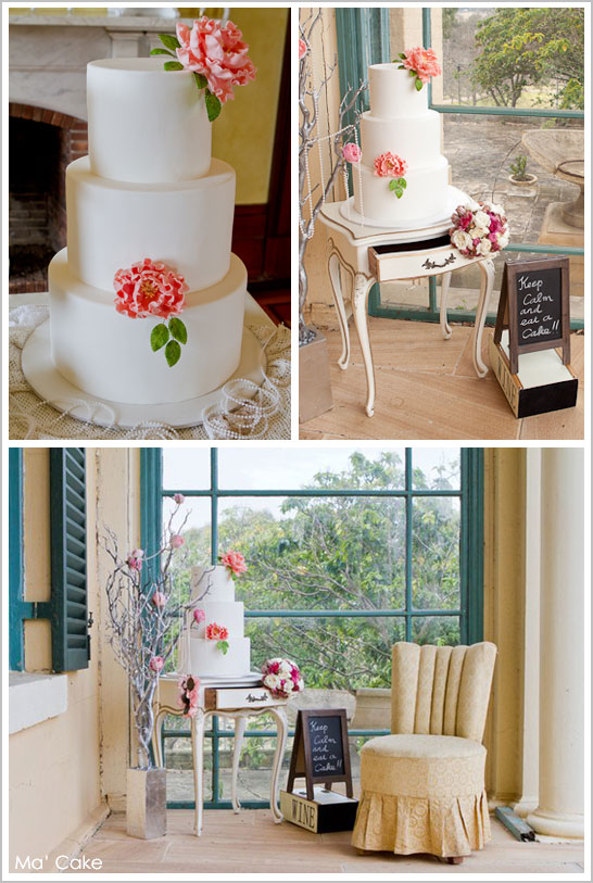 Summery Cake Trio by Ma' Cake |  TheCakeBlog.com