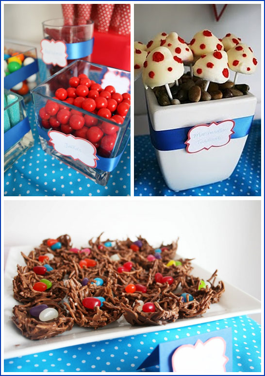 جشن تولد وودلند به رنگ قرمز، آبی و آبی جشن تولد وودلند به رنگ قرمز، آبی و آبی