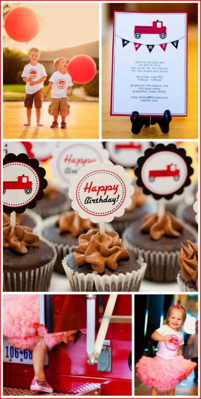 جشن تولد Firetruck