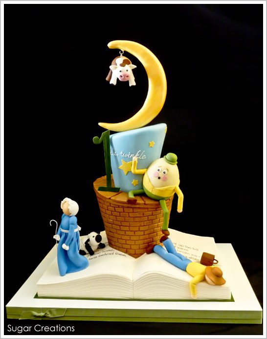 کیک تولد یکمین قافیه مهد کودک