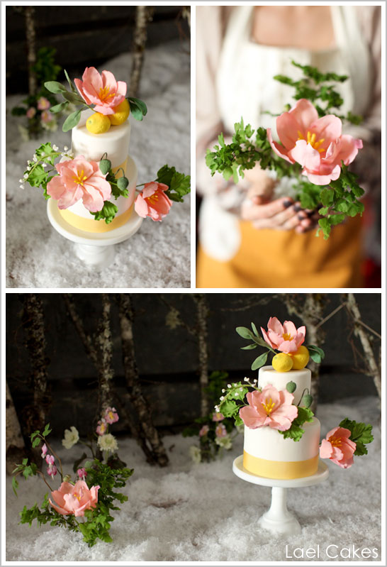 کیک های عروسی زمستانی لیمو برفی