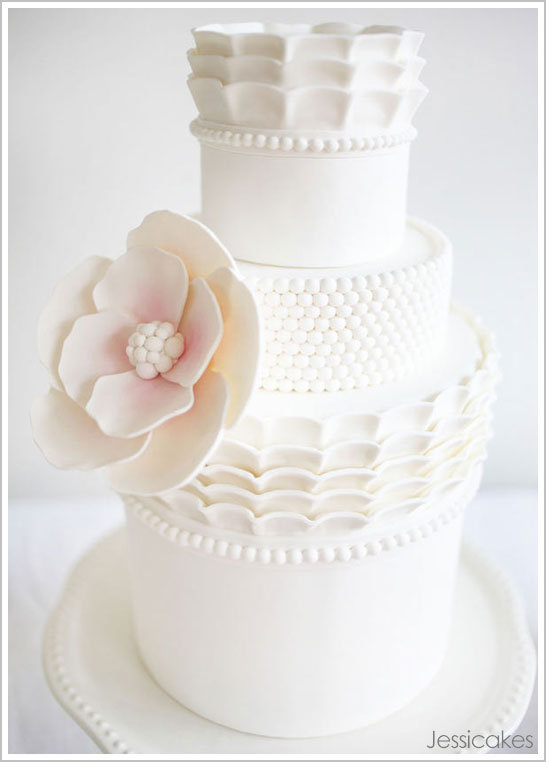 کیک سفید چینی جسیکس