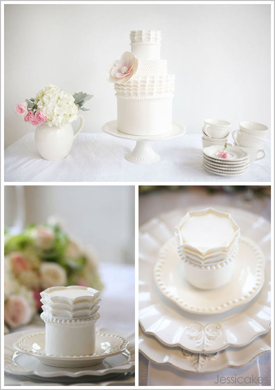 کیک سفید چینی جسیکس