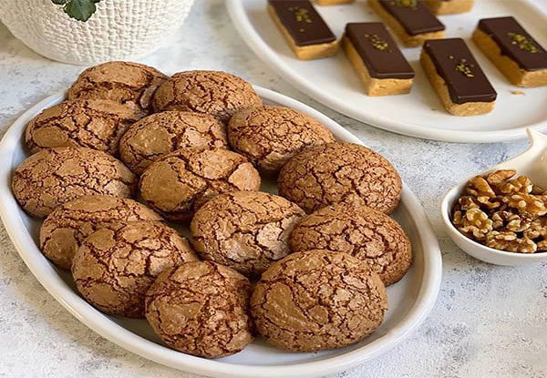 طرز تهیه شیرینی گردویی ساده و خوشمزه