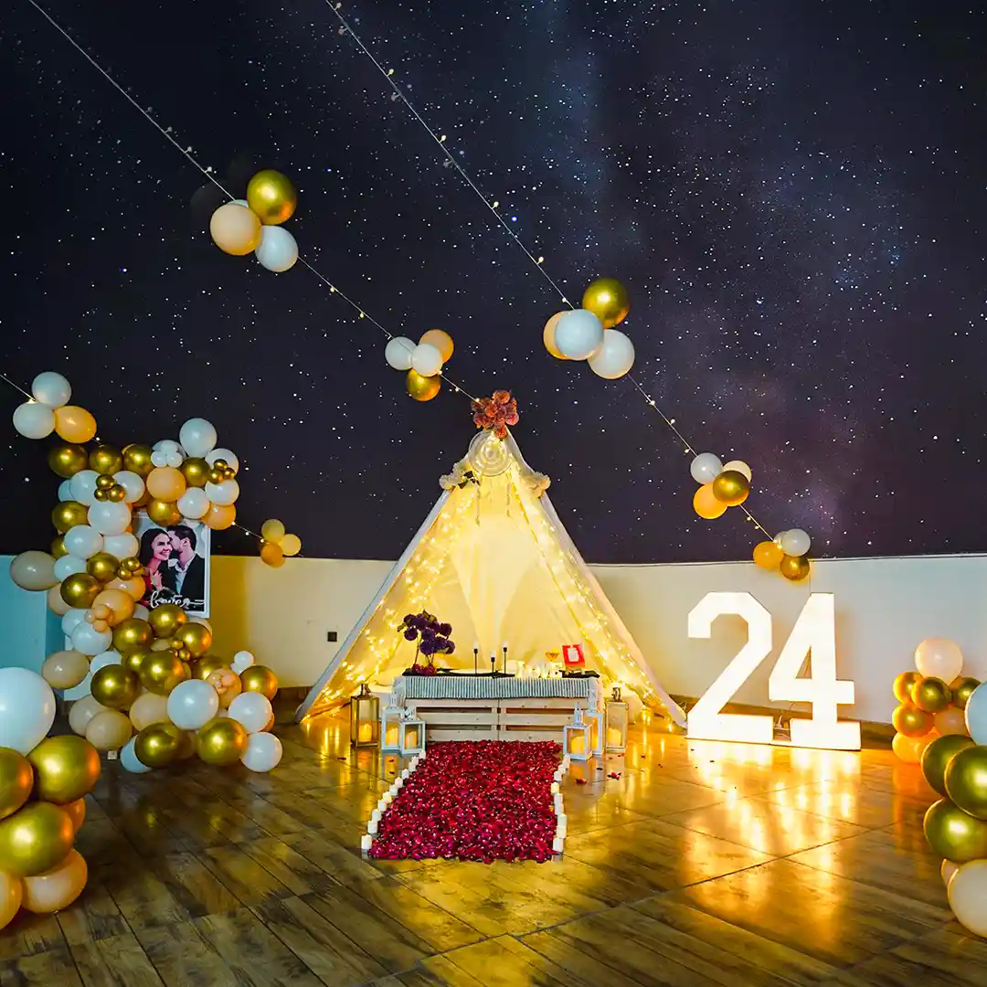 جشن با پانچ: خدمات دکور تولد مبارک 6 خدمات دکوراسیون فضای باز و تراس برای جشن های در فضای باز