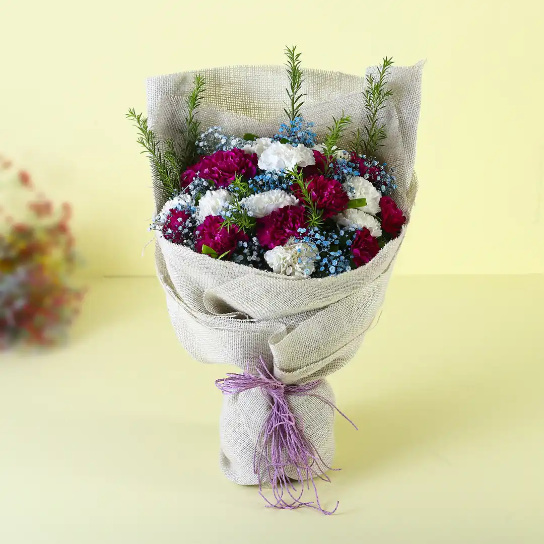 دسته گل میخک