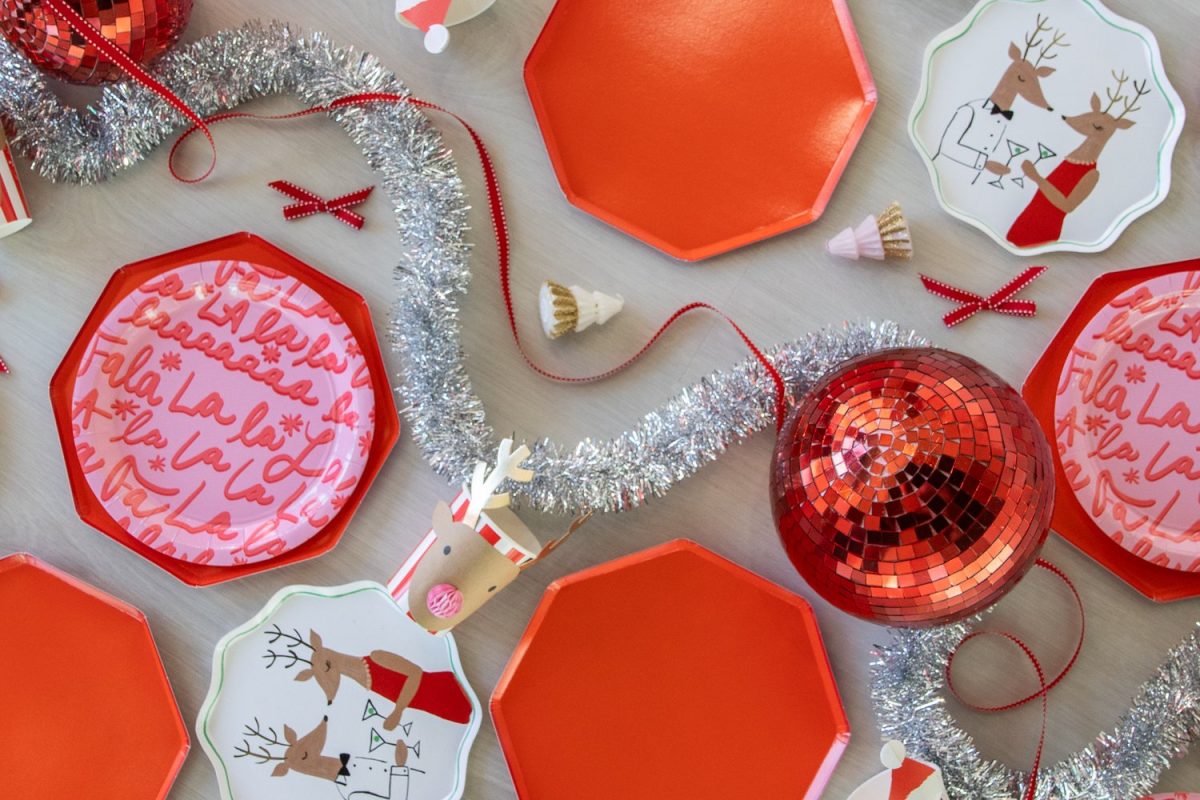 کریسمس صورتی بسیار جشن