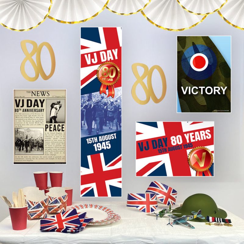 میزبان یک جشن 80 سالگی VJ روز با بسته های مهمانی