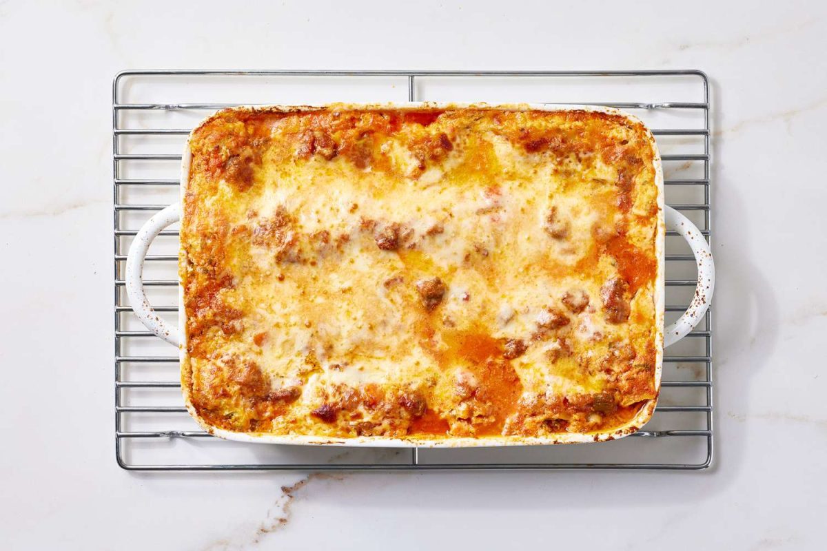 Step 16 Lasagna with Meat Sauce