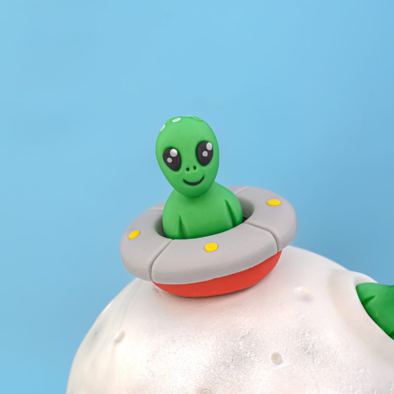 space themed birthday cake